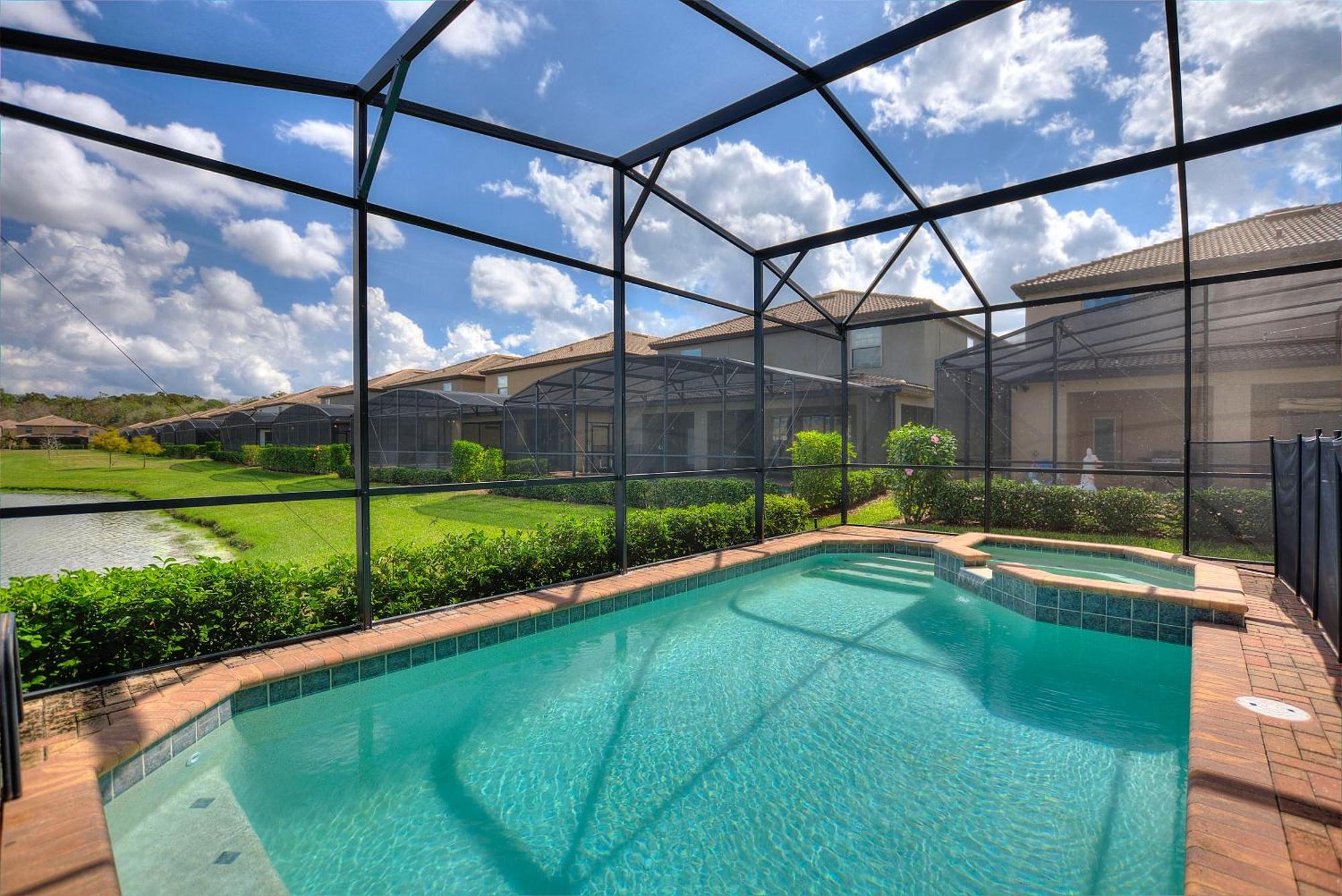 Stylish Cozy Family Getaway With Private Pool And Lake View Kissimmee Exteriör bild