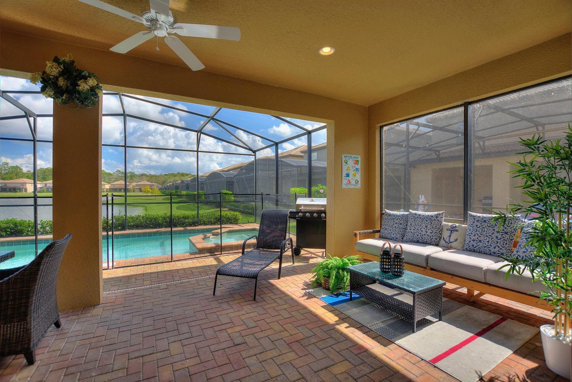 Stylish Cozy Family Getaway With Private Pool And Lake View Kissimmee Exteriör bild