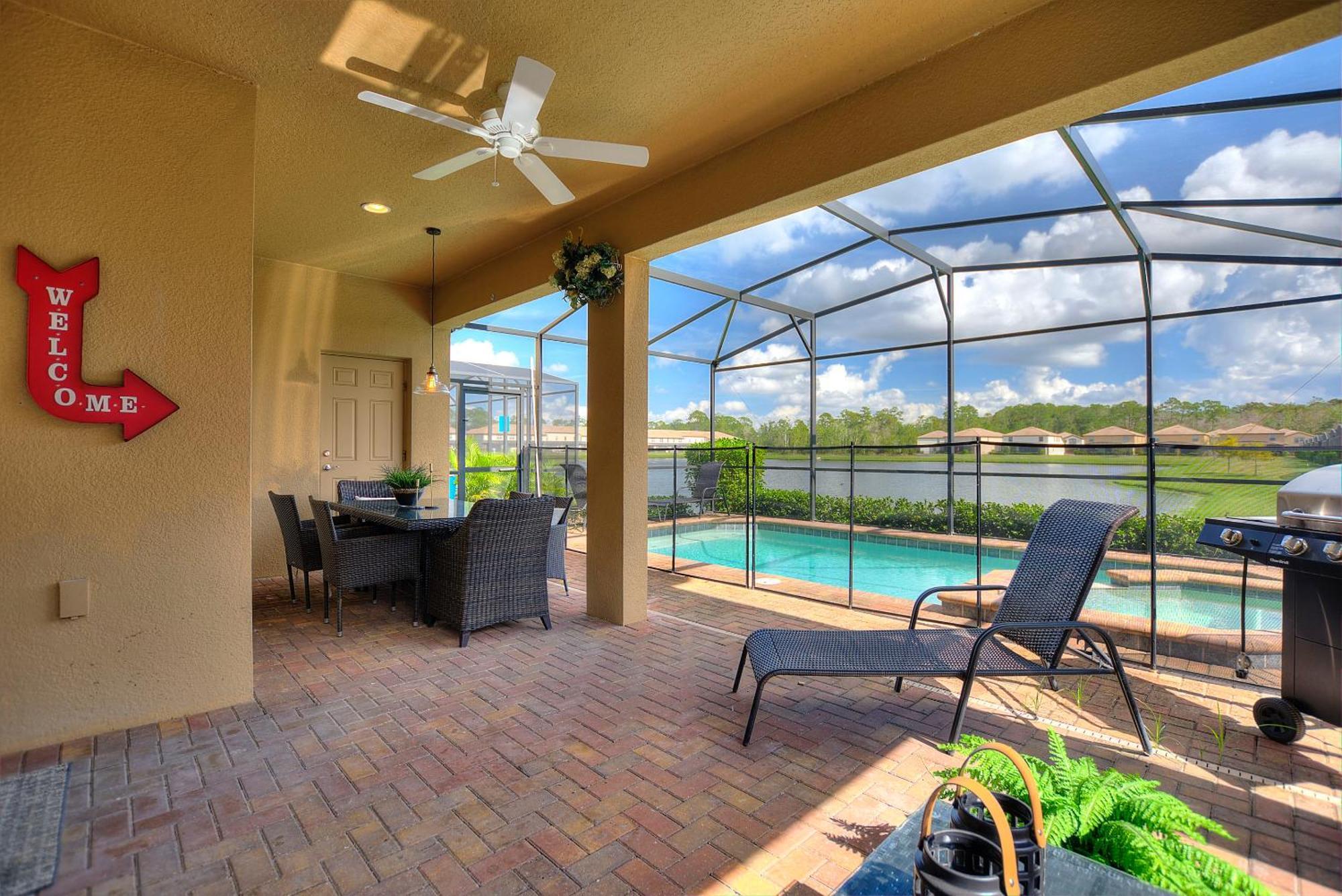 Stylish Cozy Family Getaway With Private Pool And Lake View Kissimmee Exteriör bild