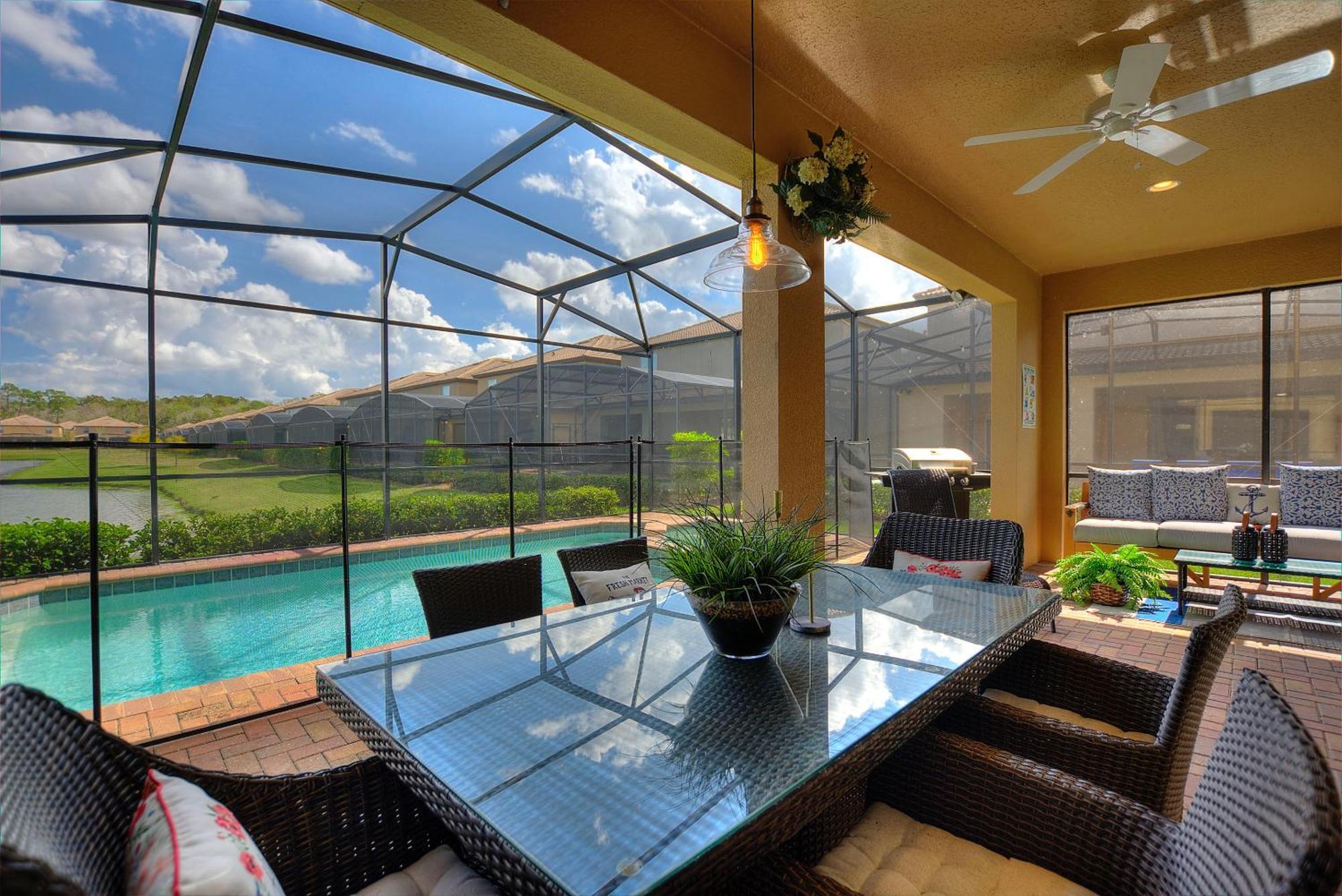 Stylish Cozy Family Getaway With Private Pool And Lake View Kissimmee Exteriör bild
